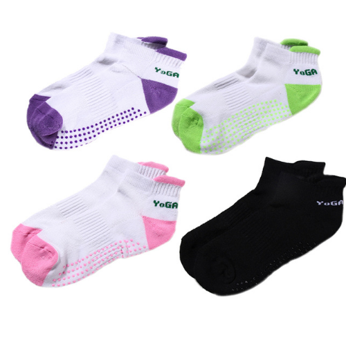 Soft Cotton Non-Slip Sports Yoga Socks