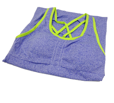 Women's Yoga Top Shirt with Padded Bra