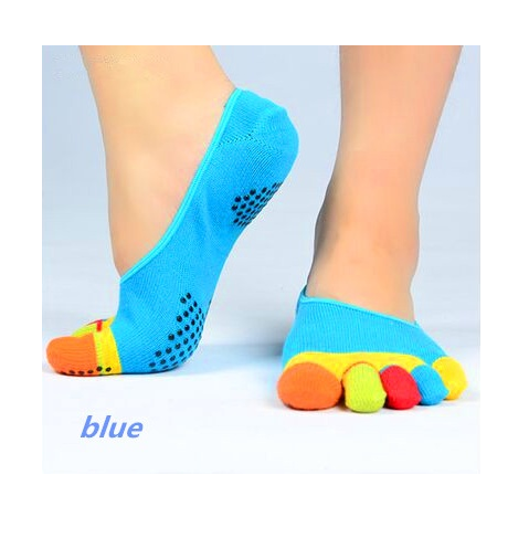 Five Toe Anti Slip Backless Yoga Socks